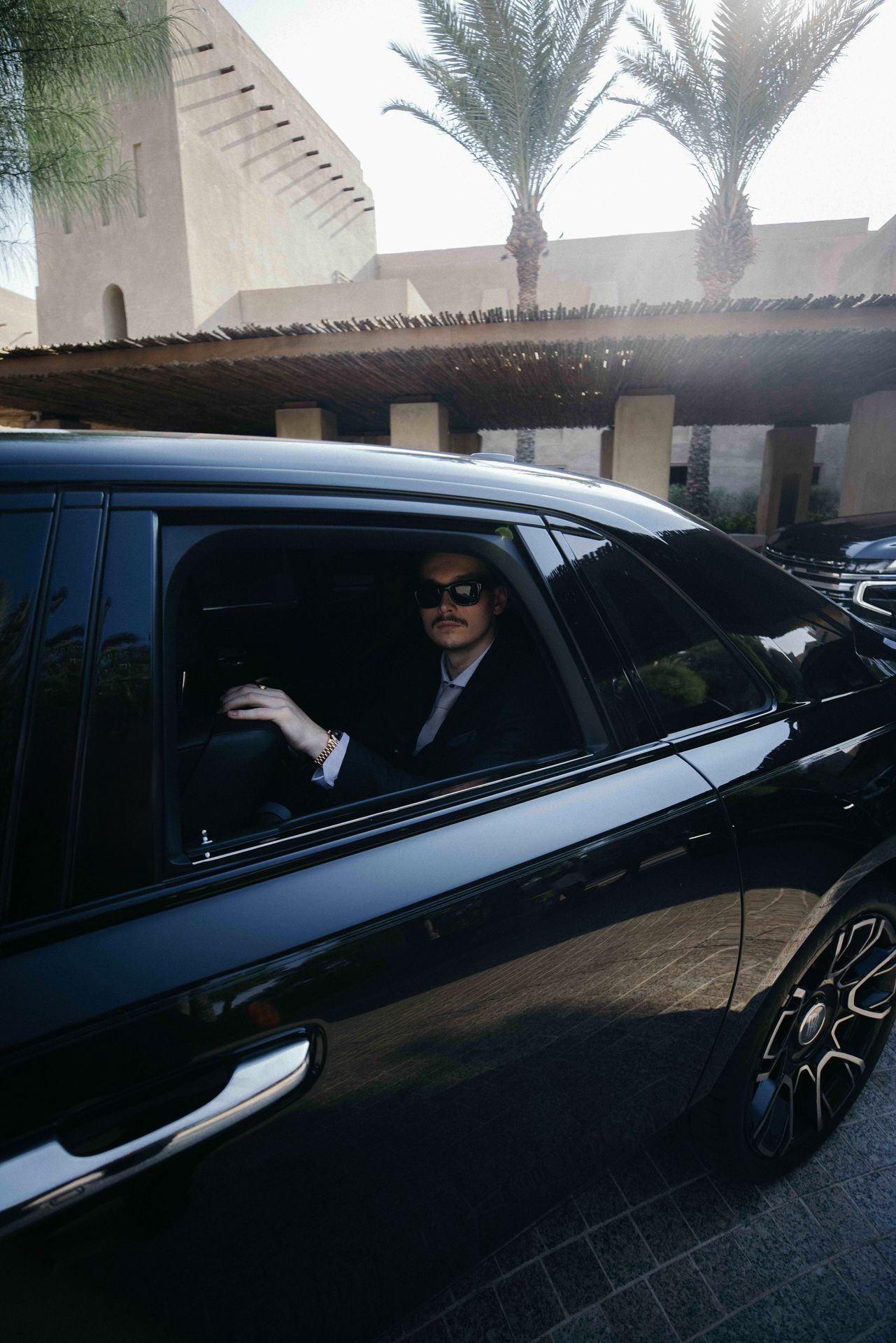 Dan Virtue in Rolls Royce
